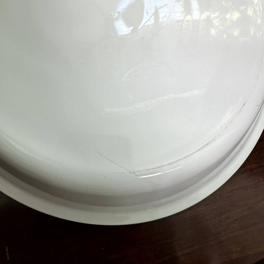 Vintage Corning Ware 9" Pie Plate Blue Cornflower P-309 USA Baking Dish - Picture 6 of 7